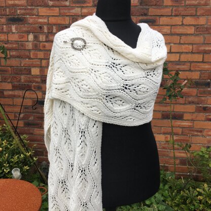 Ogee Lace Scarf or Wrap