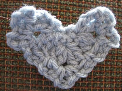 Lacy Heart Scrubbie