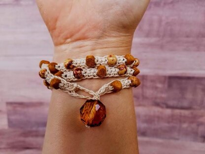 Rustic Wrap Bracelet