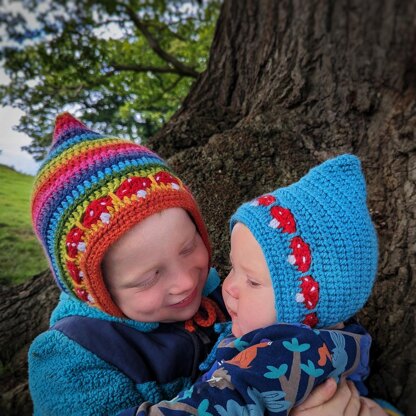 Mushroom Pixie Bonnet