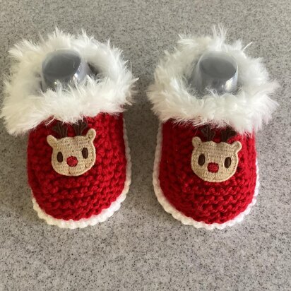 Baby Reindeer Shoes/Booties