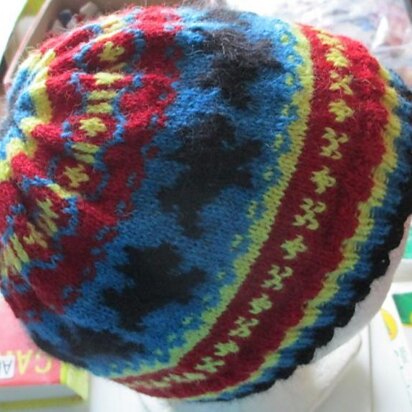 Pups on Parade Hat - knitting pattern