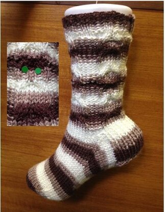 Owl DK Socks Knitting Pattern