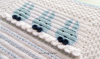 Bedtime Bunnies Baby Blanket