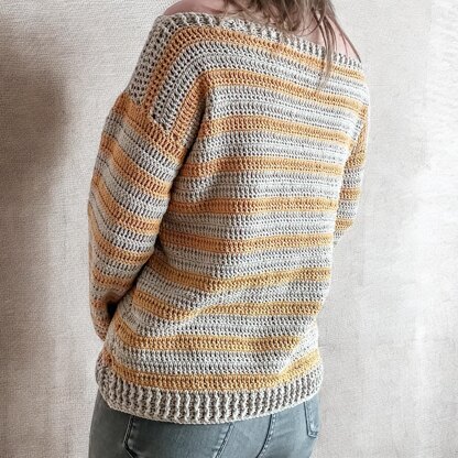Sun - Kissed Crochet Sweater