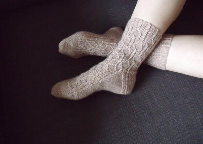 Falling Petals Socks