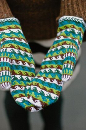 Kirsten Kapur Designs Kanagawa Mittens PDF