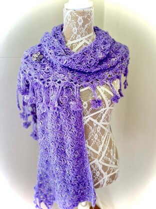 Violet Haze Shawl