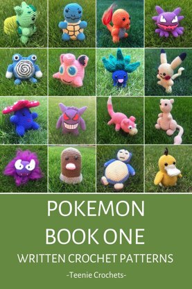 16 Pokemon Crochet Patterns - Book One