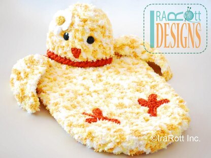 Bok Bok Easter Chicken Baby Hat and Cocoon Set Crochet PDF Pattern