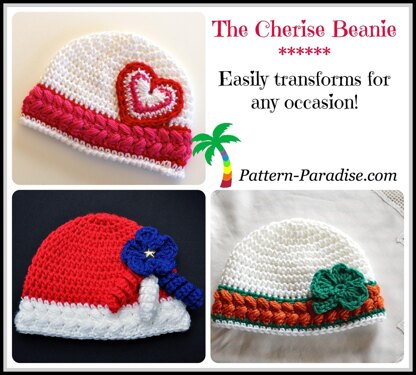 The Cherise Hat & Purse PDF14-129