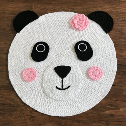 Panda Bear Nursery Rug