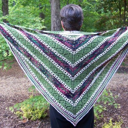 Hugs 'n' Kisses shawl