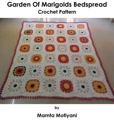 Garden Of Marigolds Crochet Bedspread Pattern