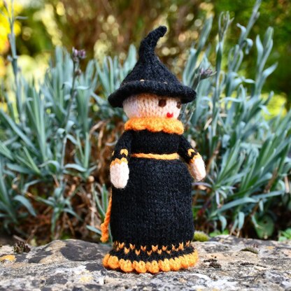 Jehane the Witch Doll Knitting Pattern - Toy Knitting Pattern