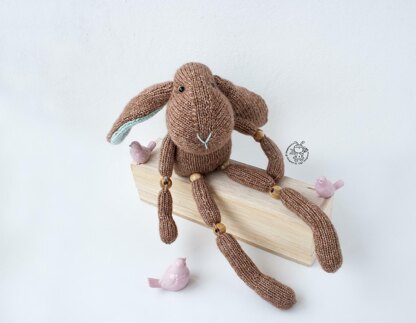 Beads jointed Bunny doll