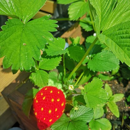 Strawberry keyring