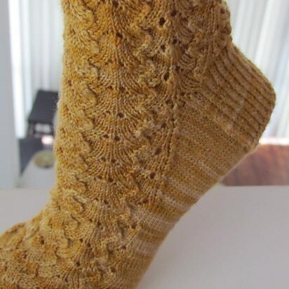 Gilded Sock - knitting pattern