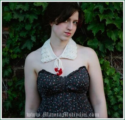 Romantic Ruffles Crochet Collar Pattern Peter Pan Necklace