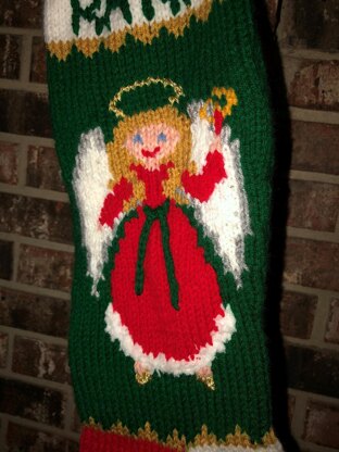 Angel Christmas Stocking