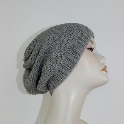 Moss Stitch Slouch Hat Circular