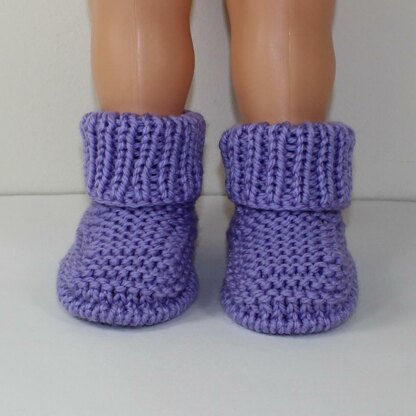 Toddler Simple Chunky Rib Cuff Boots