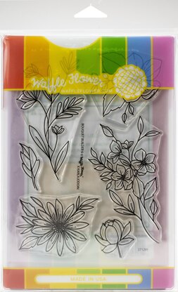 Waffle Flower Crafts Waffle Flower Stamp & Die Set - Bouquet Builder 6