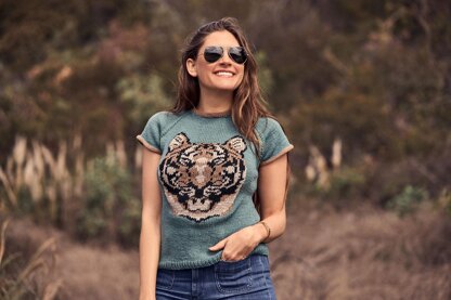 Tiger Ringer Tee