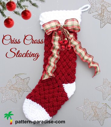 Criss Cross Stocking 14-152
