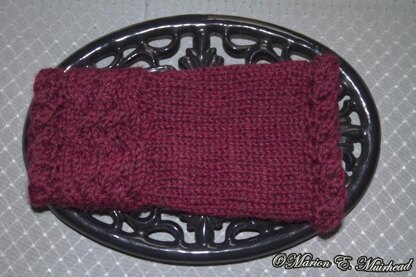 Seidr Cabled Hood, Headband & Wrist Cuffs