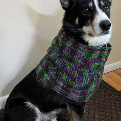 Celtic Knot Border Cowl