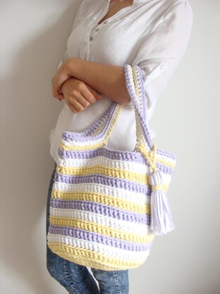 Striped Candy Bag