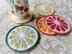 Citrus Slice Coasters