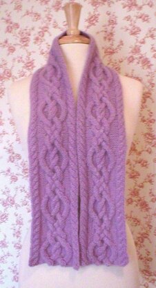 Double Knot Cable Scarves