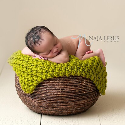 MOSS - Chunky Knit Baby Blanket