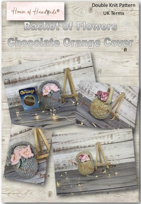 Basket of Flowers Chocolate Orange Cover Knitting Pattern