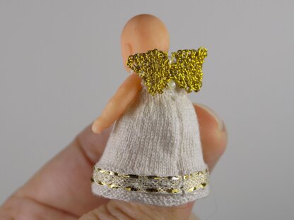 1:12 Christmas Angel Baby Outfit