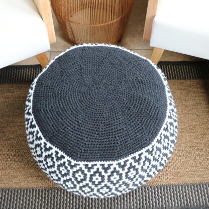 Granite Ridge Floor Pouf