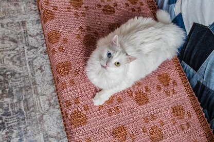 Paw Prints On My Heart Blanket