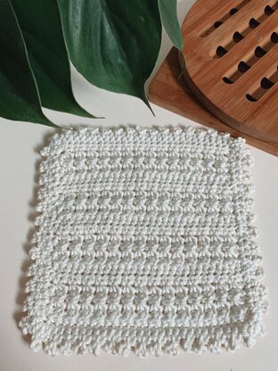 The Spring Buds Dishcloth