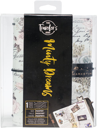 Prima Marketing Traveler's Journal Passport Size 4.2"X5.3" - Minty Dreams