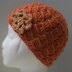 Long Double Crochet Hat with Flower