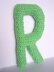 Capital R Alphabet Letter Pattern