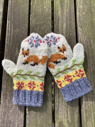 Woodland Fox Mittens