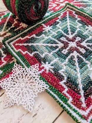 Soft Holly Mosaic Square