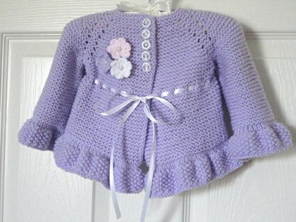 Knitting PATTERN Baby Cardigan Chloe