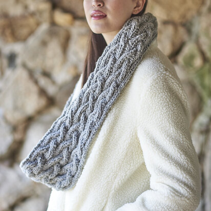 Djuna Cowl in Berroco Nomad - Downloadable PDF