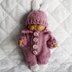 Knitting Pattern 5-8 inch Berenguer Bunny suit, Hat & Boots