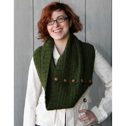 40th Anniversary 13 Gathering In Cowl - Knitting Pattern for Women in Valley Yarns Stockbridg