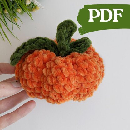 Crochet pumpkin pattern, easy crochet fall decor